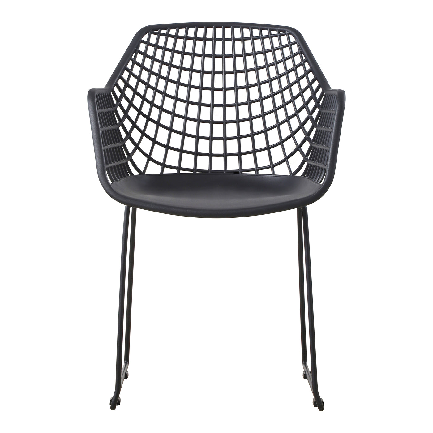 Functional for the indoors, but ideal for the outdoors. This slick, contemporary chair is patio perfection with its perfor...