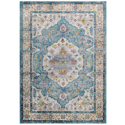 Success Anisah Distressed Floral Persian Medallion Area Rug