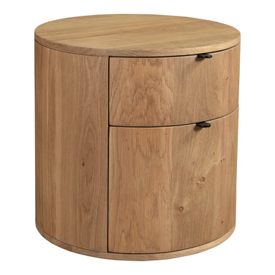 Made for the modern home, the Scandi-chic Theo nightstand has it all. Crafted from solid oak, Theo’s cylindrical silhouett...