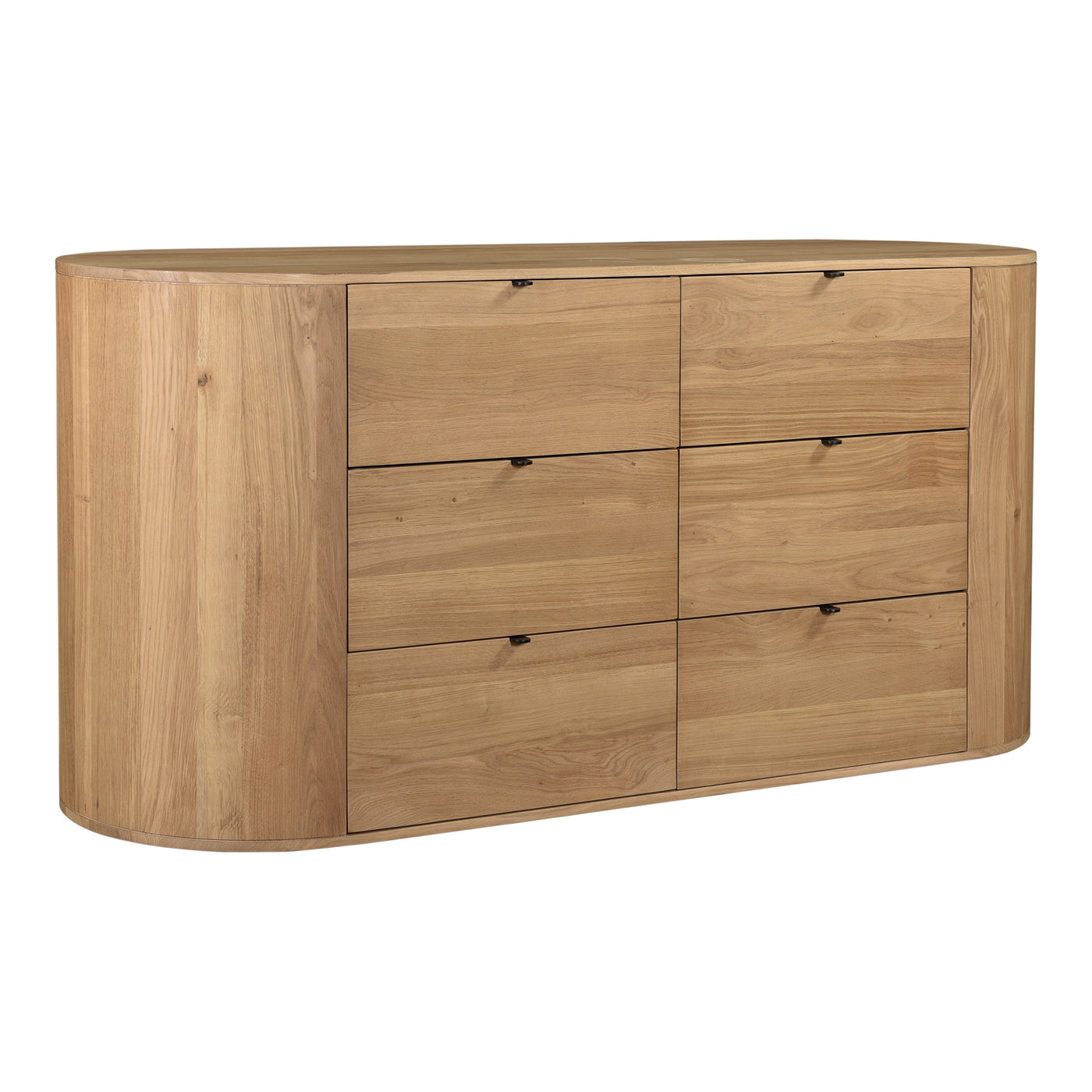 Made for the modern home connoisseur, the Scandi-chic Theo dresser has it all. This six-drawer dresser is crafted from sol...