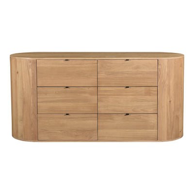 Made for the modern home connoisseur, the Scandi-chic Theo dresser has it all. This six-drawer dresser is crafted from sol...
