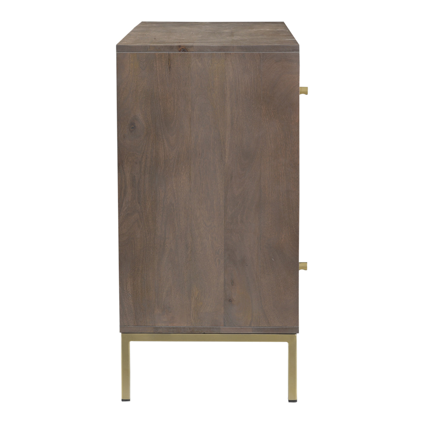 The Corolla drawer chest is an art deco-inspired with a modern twist. Constructed with solid mango wood, this piece makes ...