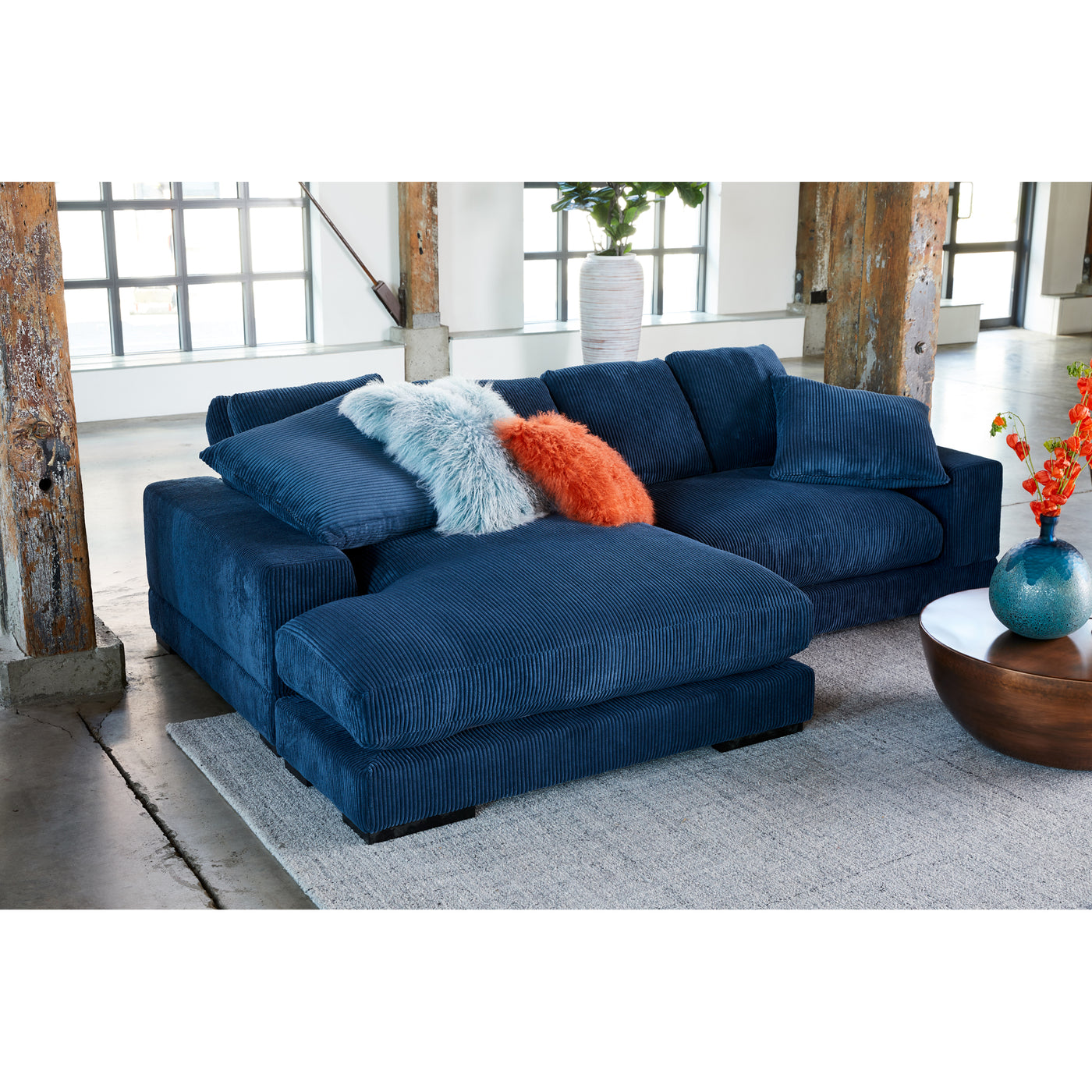 Sink into the luxurious cushions of the Plunge Sofa to experience ultimate comfort and relaxation. Clean lines and soft pi...
