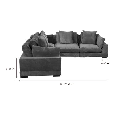 The cozy Tumble sectional is a perfect sofa to unleash your creativity without compromising style and comfort. Its mix and...