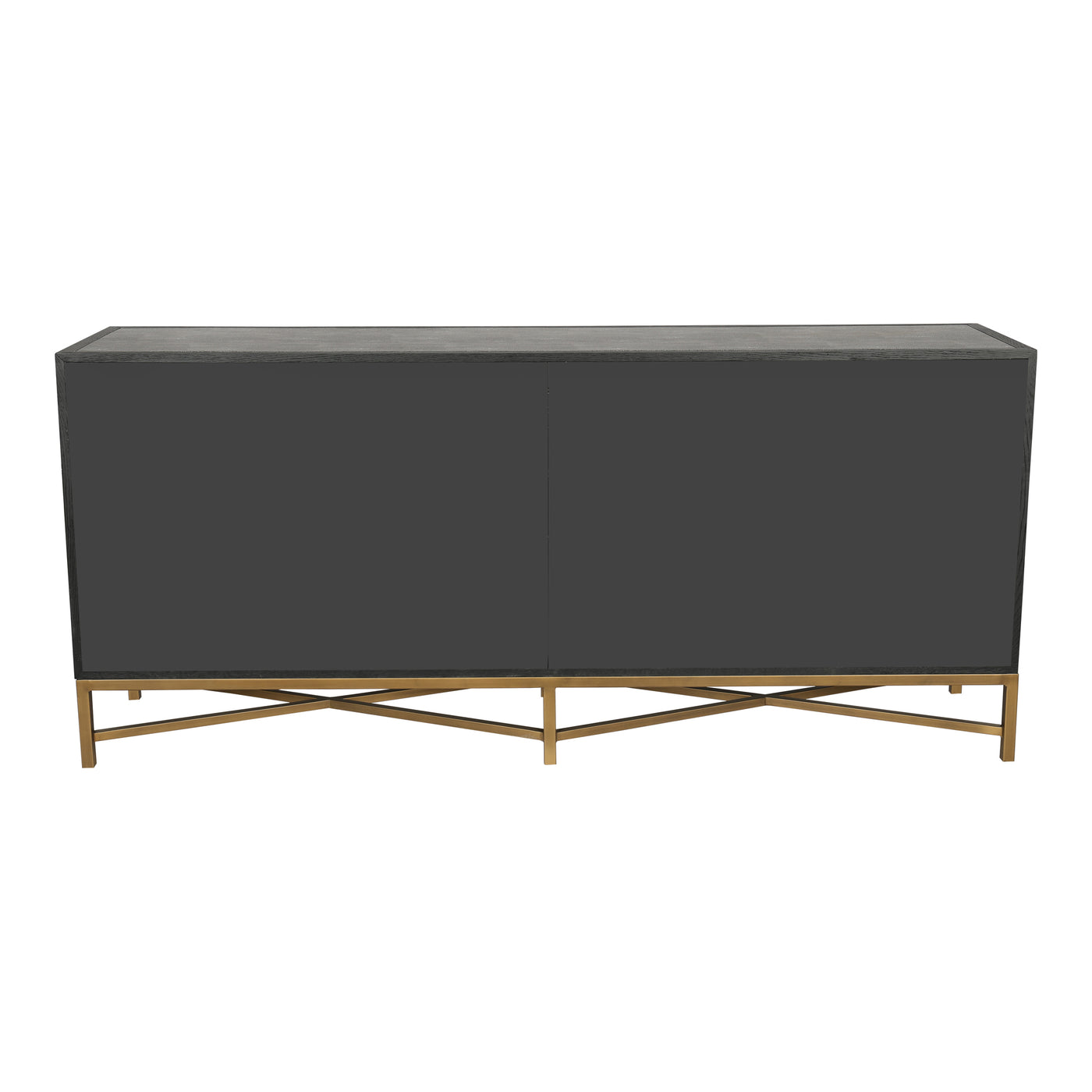 The Mako Sideboard is a classy affair of solid oak. Brass legs and handles instill this piece of furniture with a feeling ...