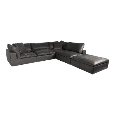 Our Clay Dream Modular Sectional is upholstered with a soft, smooth, top-grain nubuck leather. Its cushions are filled gen...