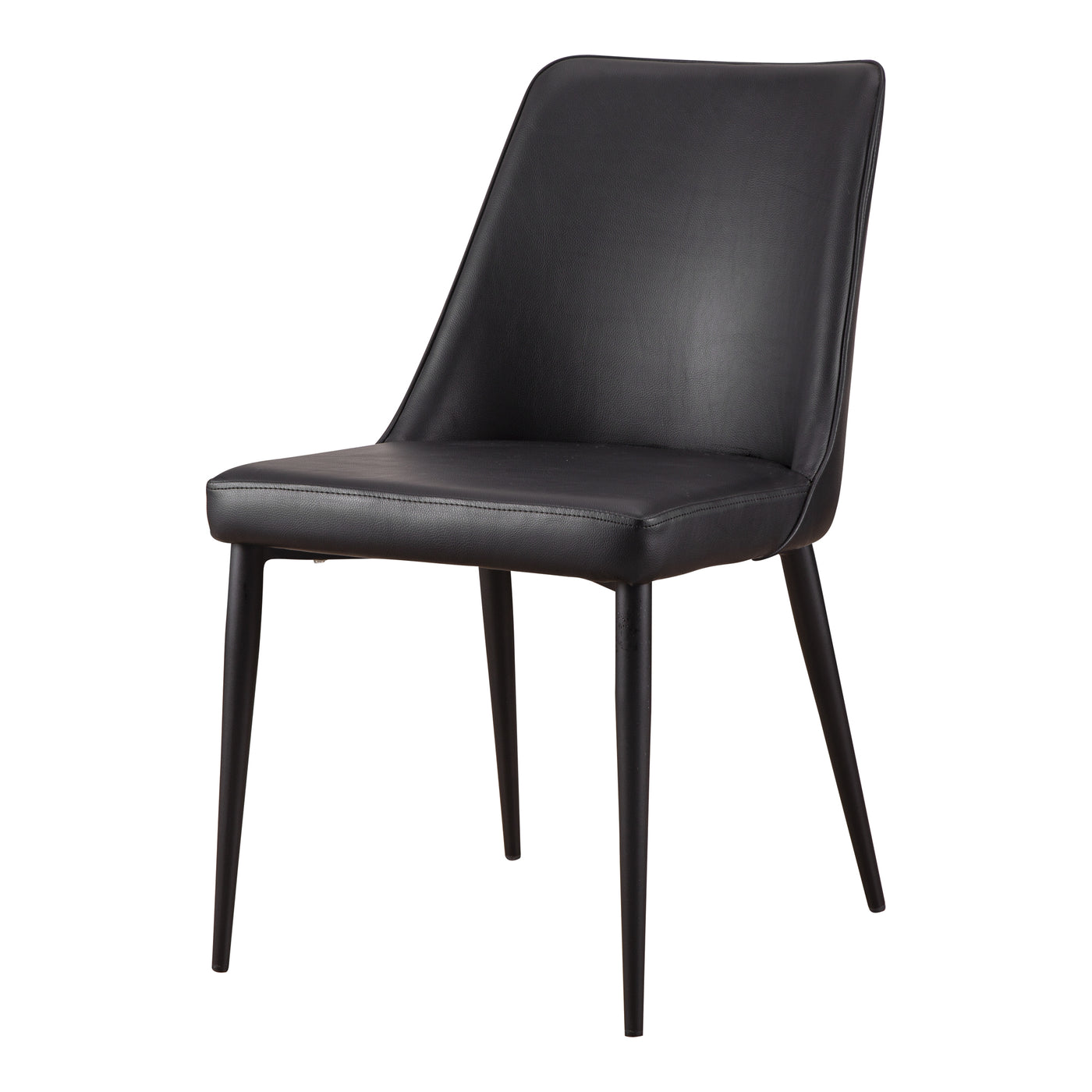Dig into simplicity with the Lula dining chair. Sleek vegan leather upholstery offers contemporary cool, while a welcoming...