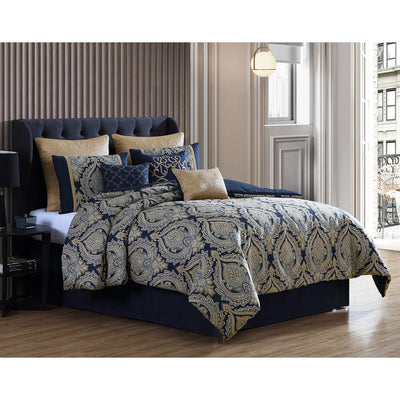 Bevan Comforter Set Navy
